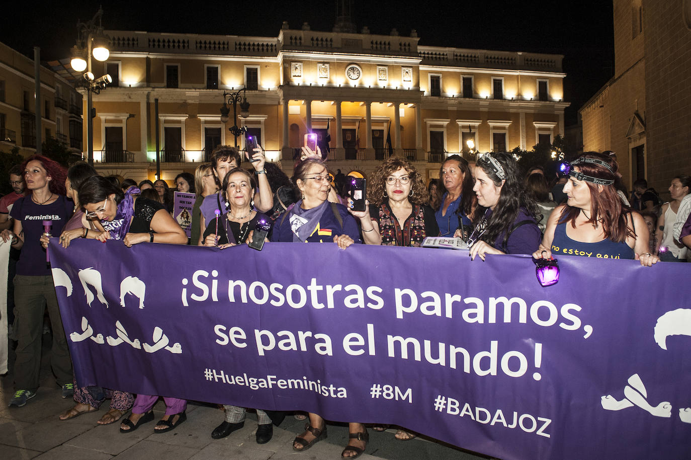 Manifestación celebrada en Badajoz.