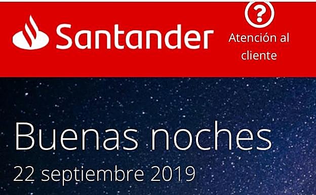 Pantalla de la página web a la que la joven fue redireccionada tras pinchar en el link de su email. CEDIDA