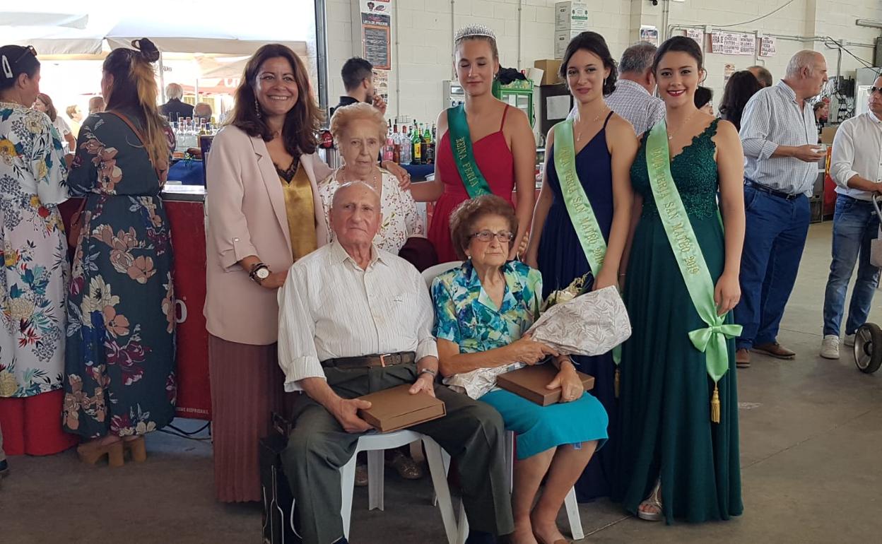 Bernardo Luis Sanabria y Leonarda Bravo abuelos de mayor edad