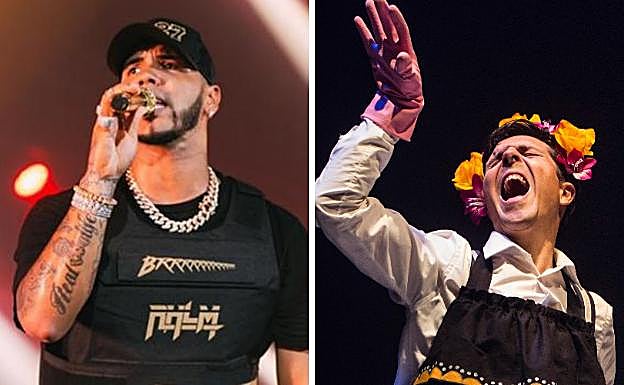 El puertorriqueño Anuel actúa en el alberque El Prado de Mérida:: HOY