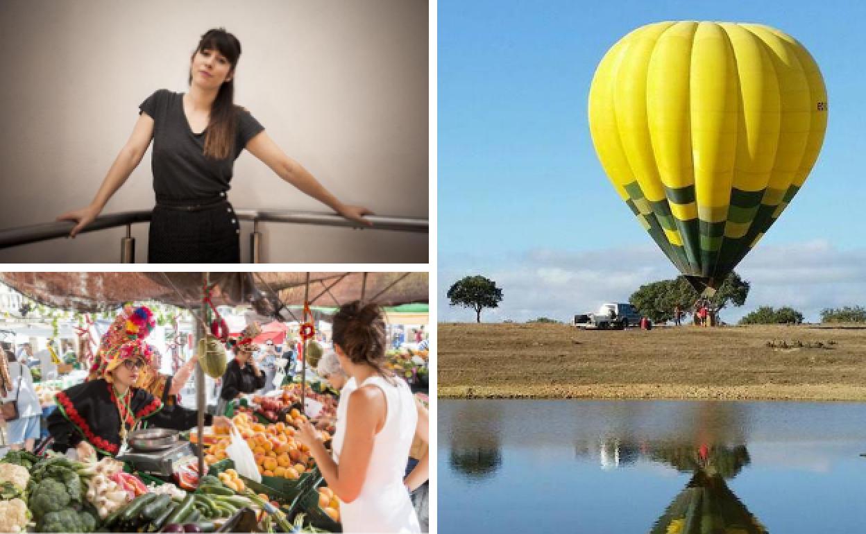 Cultura crea Turismo llega a Moraleja con mercado saludable, Chloé Bird y globo cautivo