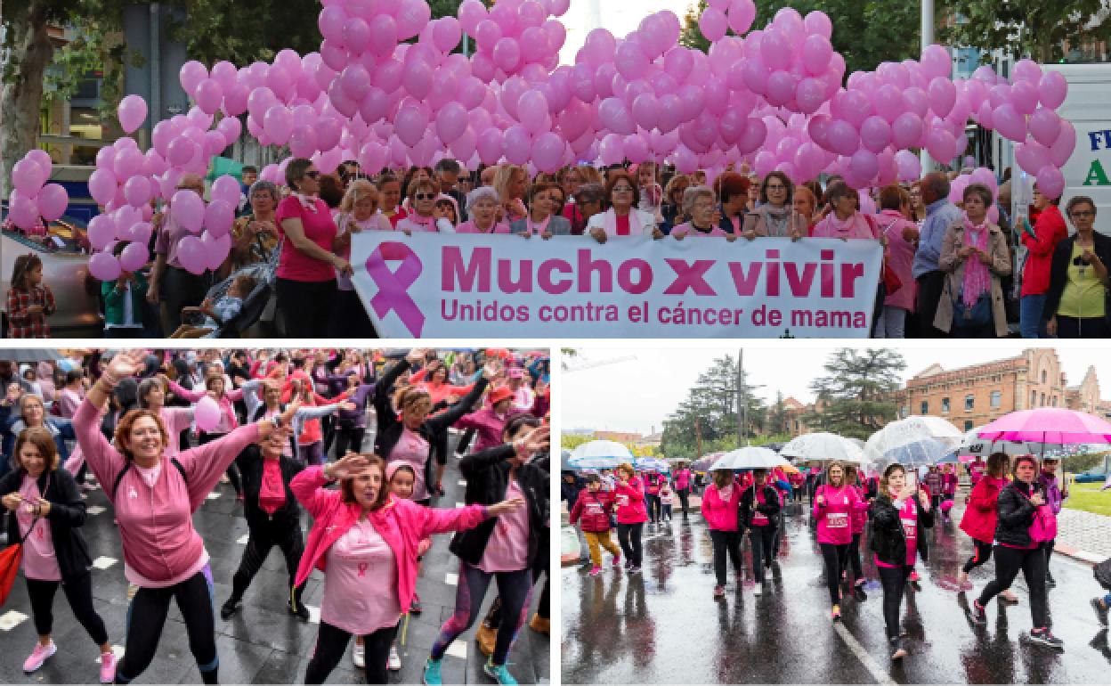Extremadura se viste de rosa en el Día Mundial Contra el Cáncer de Mama 