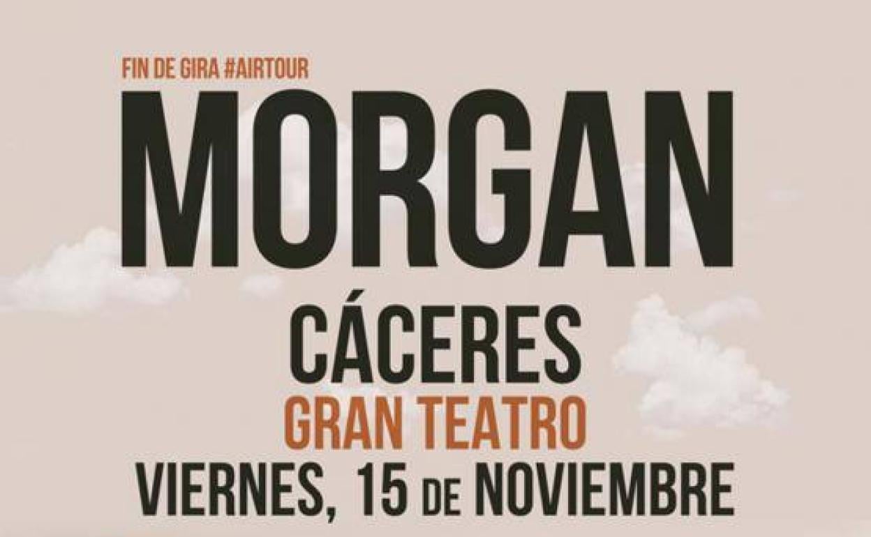 Concierto del grupo Morgan en el Gran Teatro de Cáceres