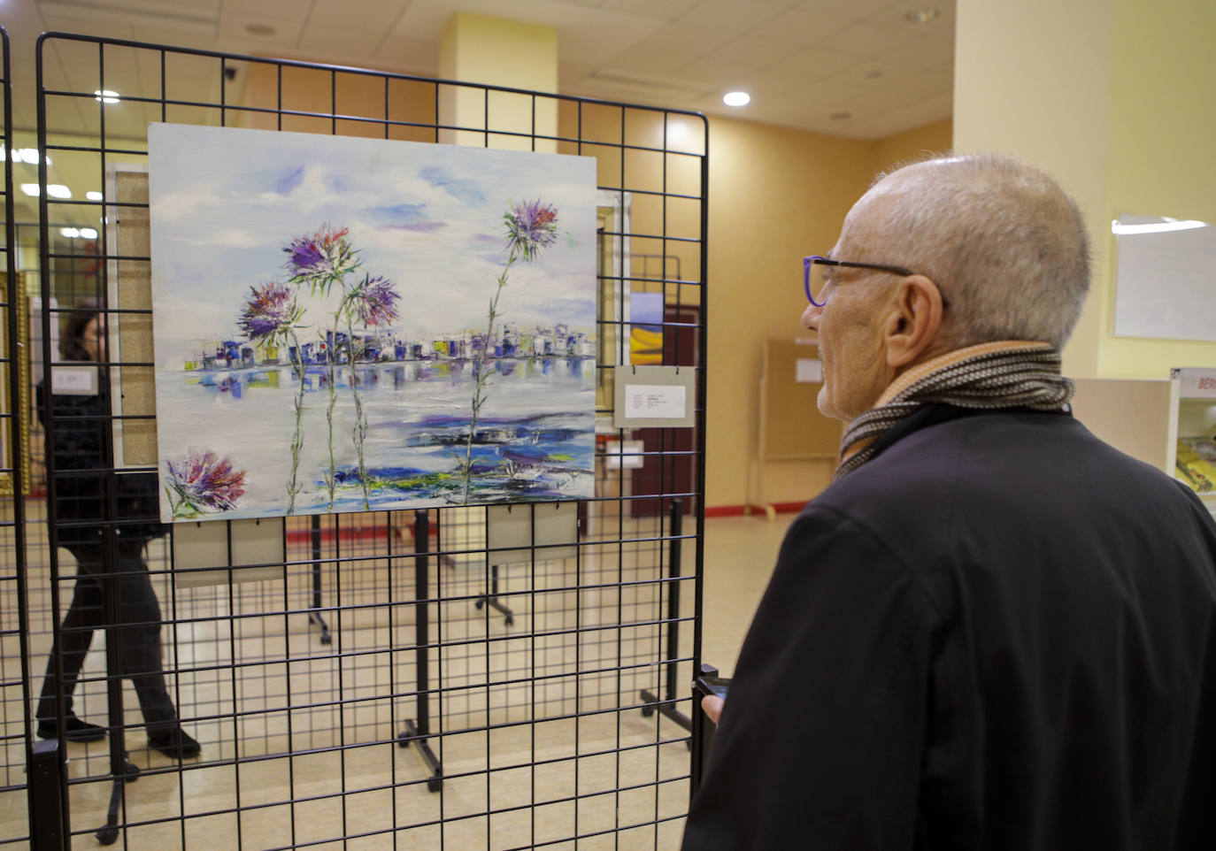 Exposición 'Estación de Arte', en la Biblioteca Pública. 