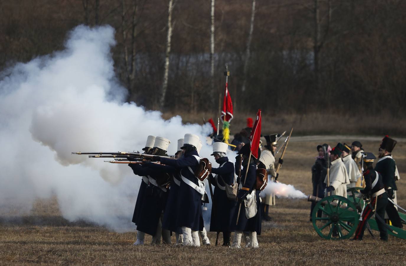 Fotos: Recreación de la Batalla de Berezina de 1812
