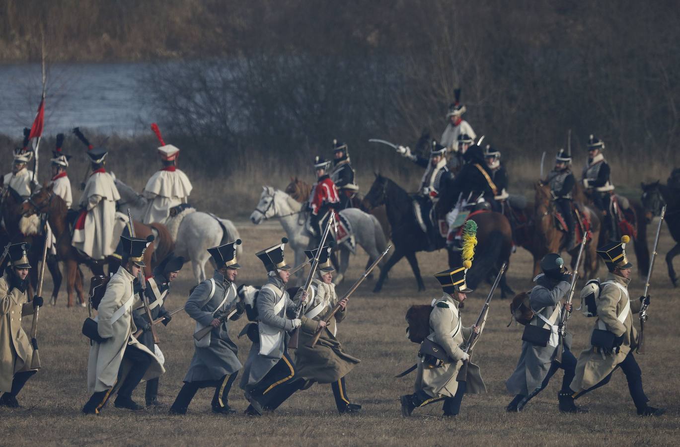 Fotos: Recreación de la Batalla de Berezina de 1812