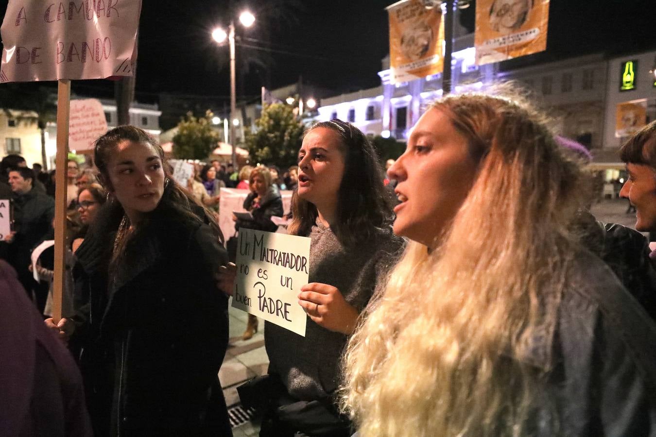 Manifestación contra la violencia de género en Mérida