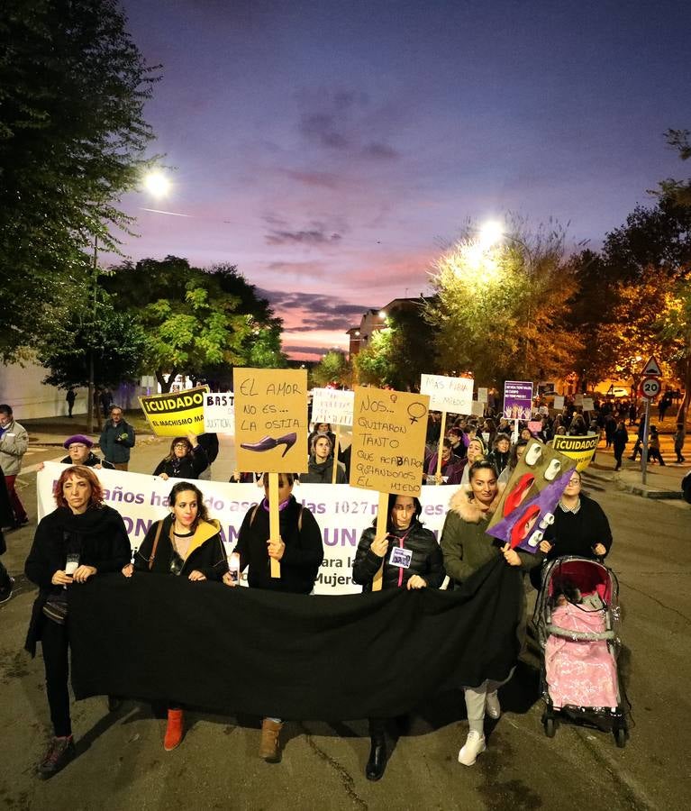 Manifestación contra la violencia de género en Mérida