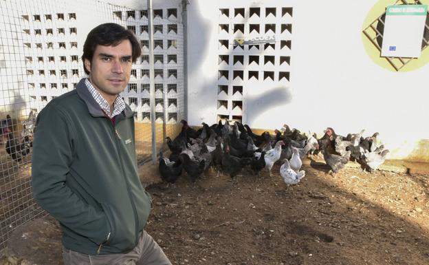 Andrés Domingo, en el núcleo de conservación de Censyra.