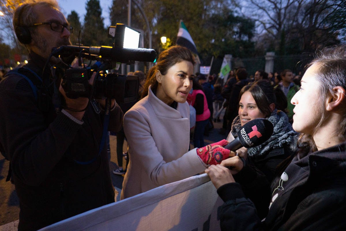 Fotos: Participantes extremeños en la marcha por el clima celebrada en Madrid