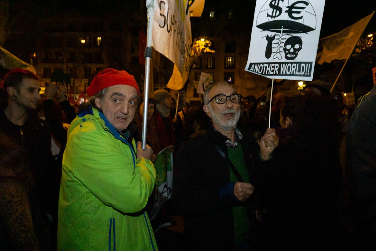 Fotos: Participantes extremeños en la marcha por el clima celebrada en Madrid