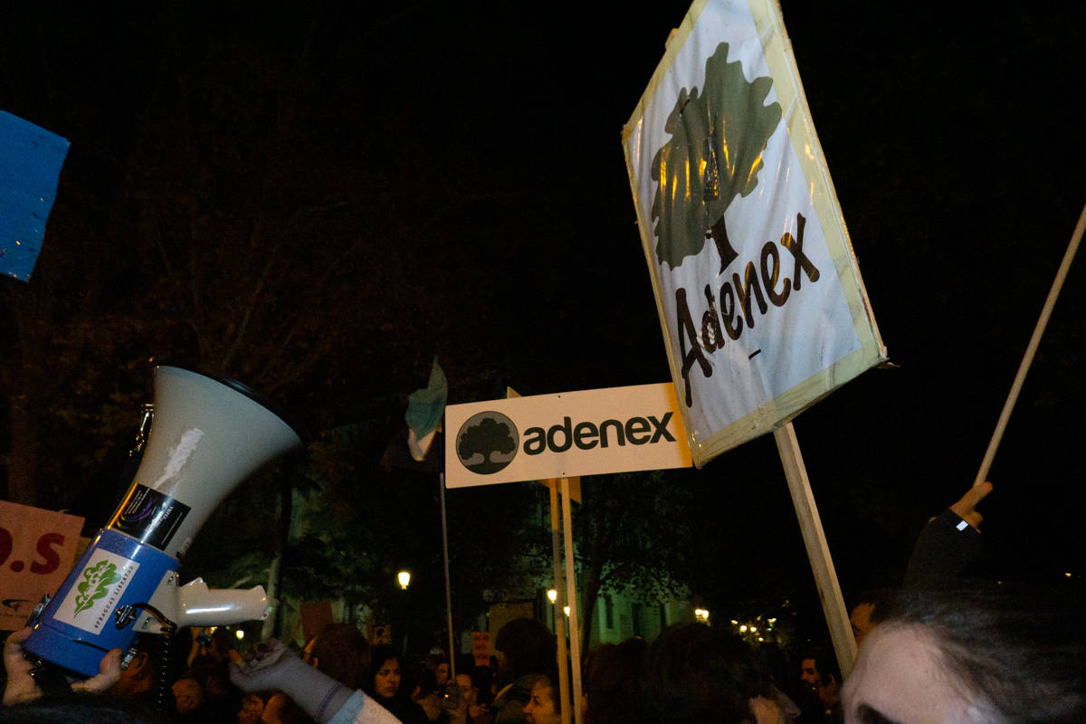 Fotos: Participantes extremeños en la marcha por el clima celebrada en Madrid