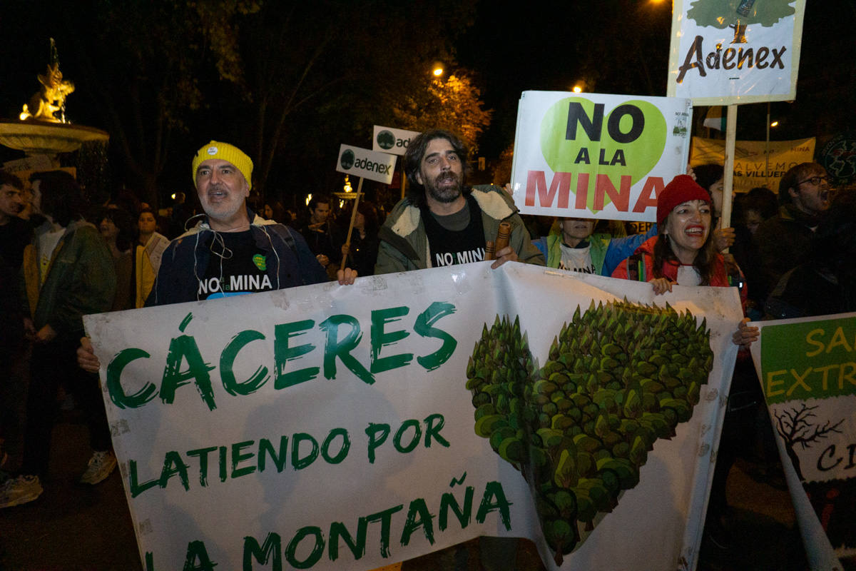 Fotos: Participantes extremeños en la marcha por el clima celebrada en Madrid