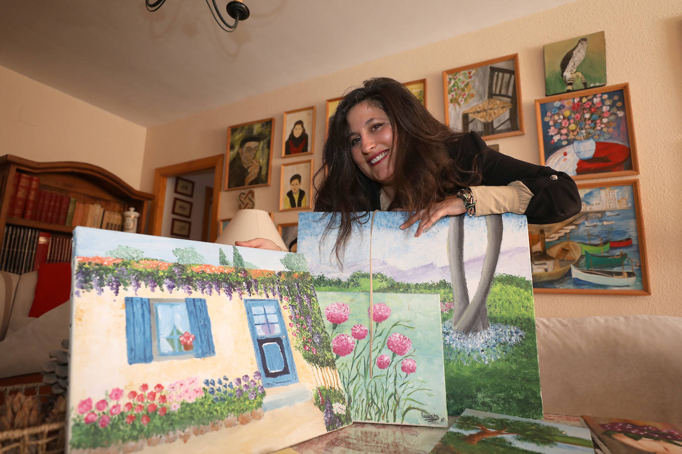 La diputada de Ciudadanos Marta Pérez Guillén pinta cuadros desde que era pequeña.