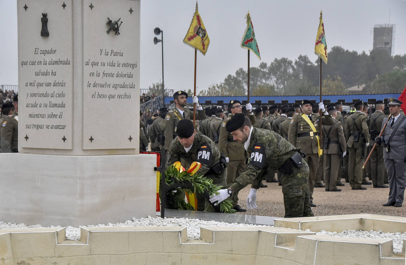 Fotos: Los militares de Bótoa celebran el Día de la Inmaculada