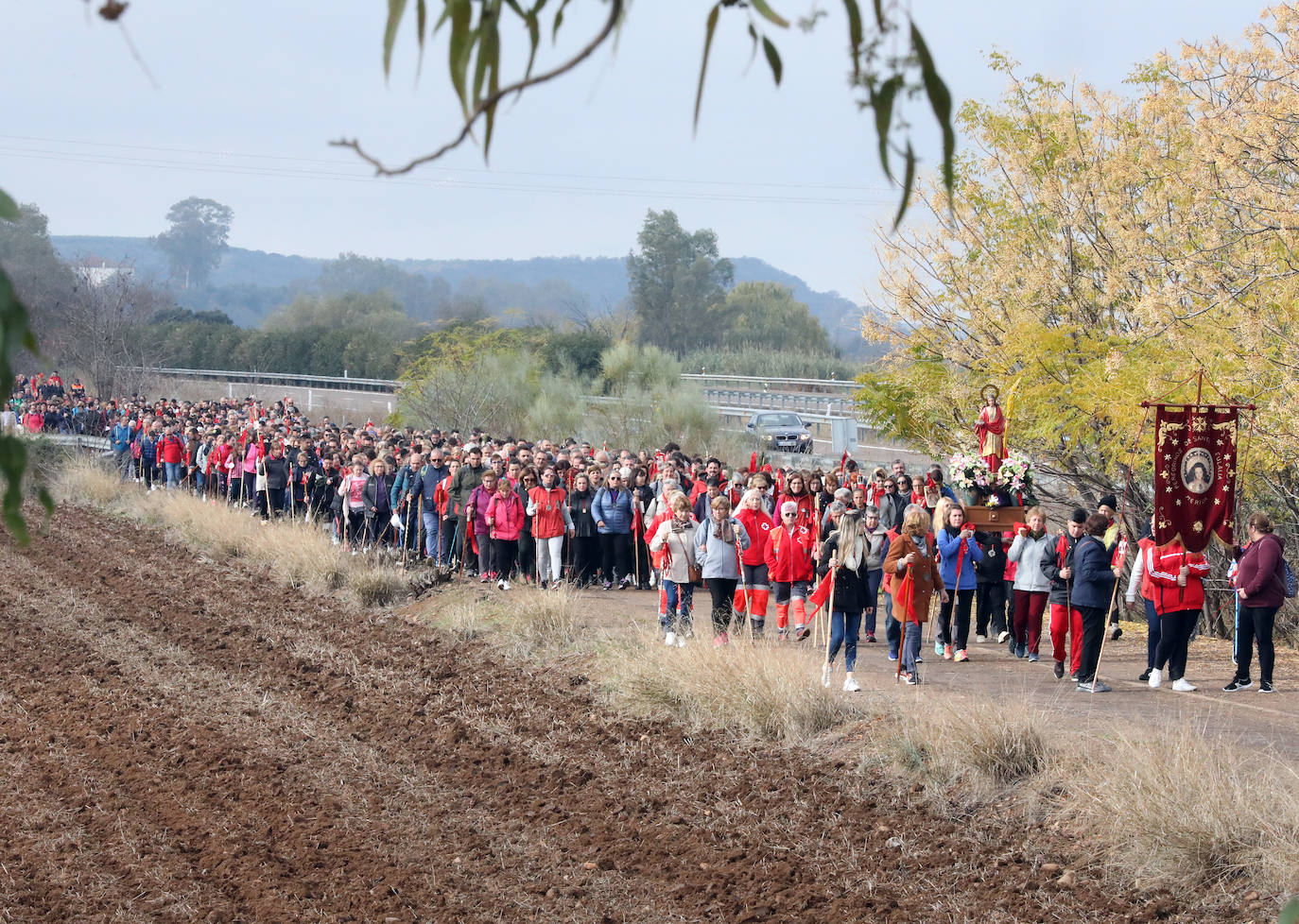 Procesión celebrada en la mañana de este lunes.