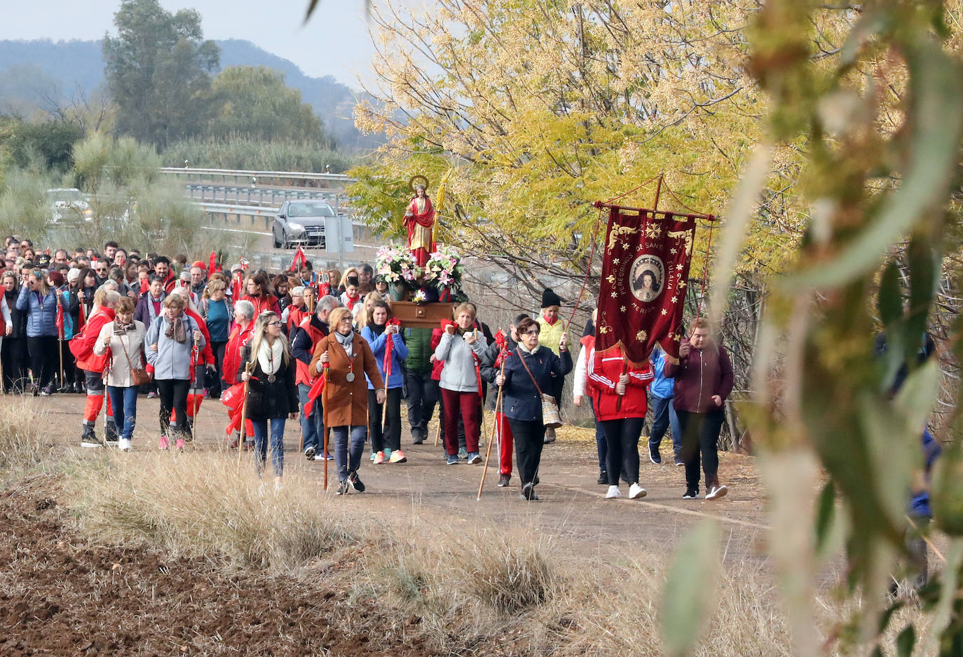 Procesión celebrada en la mañana de este lunes.