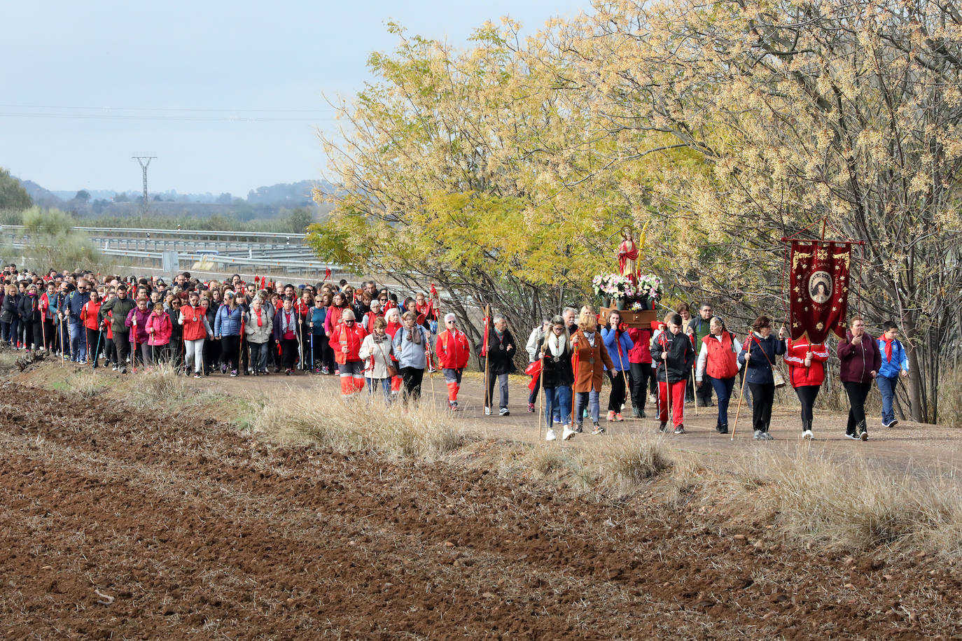 Procesión celebrada en la mañana de este lunes.