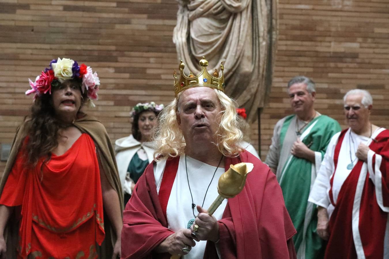 Fotos: El Museo de Arte Romano acoge la fiesta de la Saturnalia