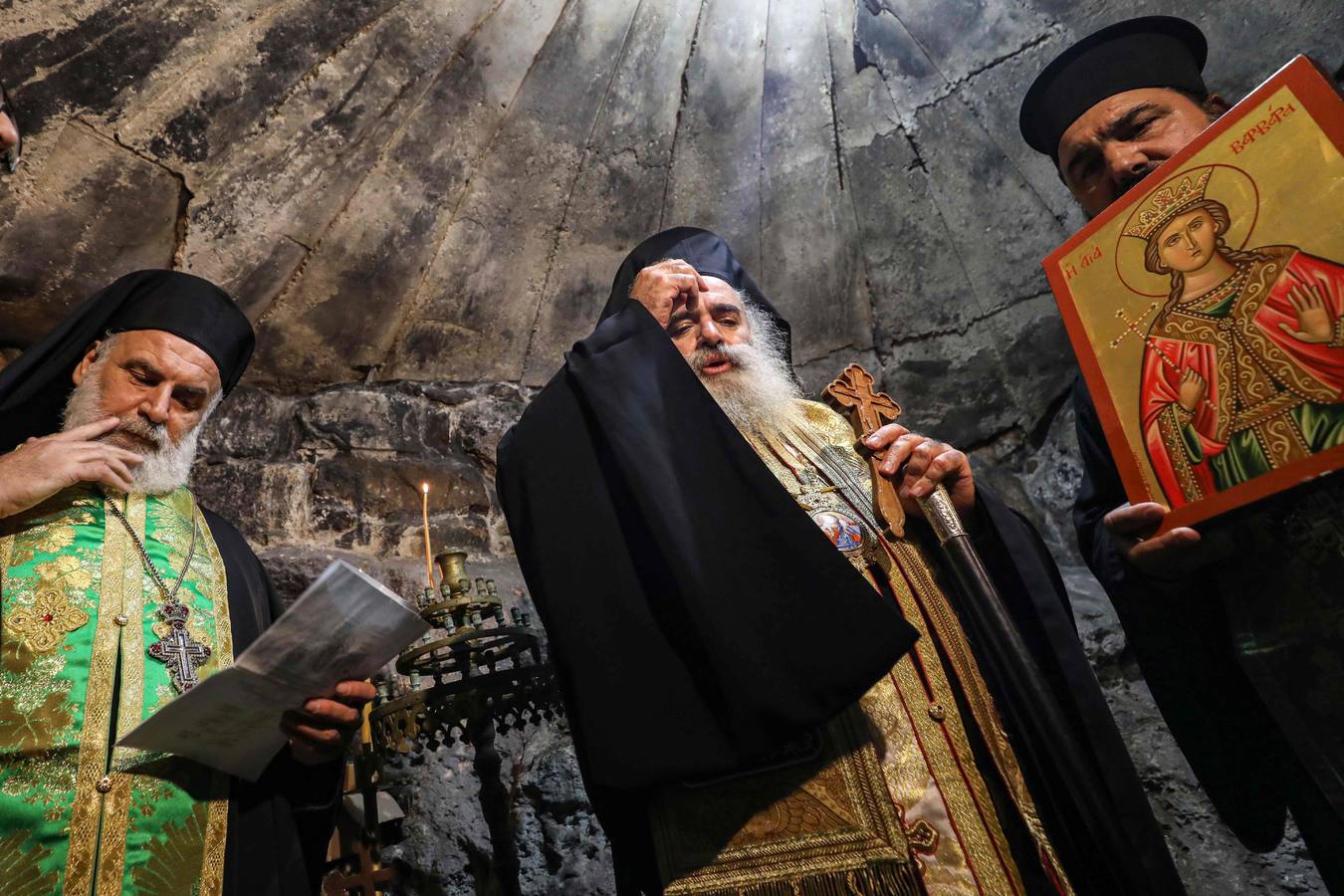 Fotos: Celebración del Día de Santa Bárbara en Cisjordania