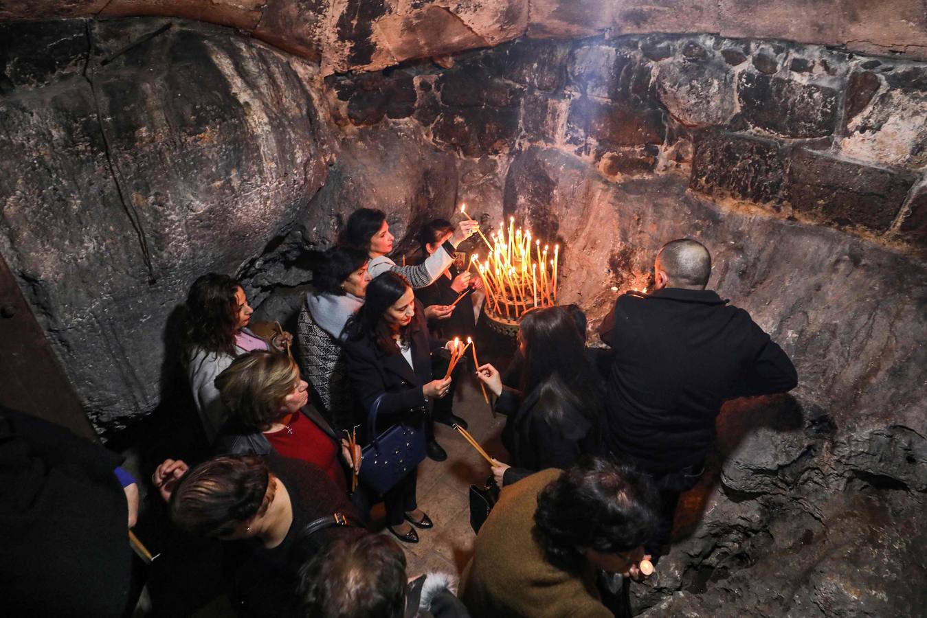 Fotos: Celebración del Día de Santa Bárbara en Cisjordania