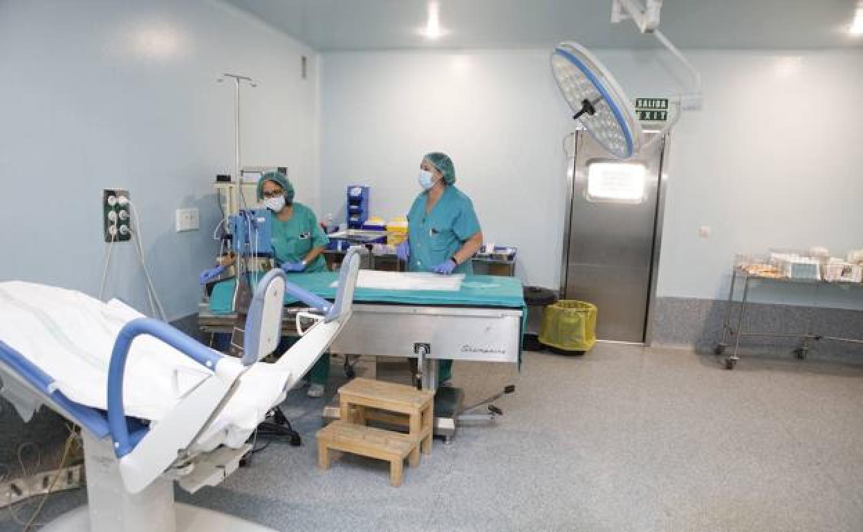 Nueva unidad de Maternidad y Neonatos del Hospital San Pedro de Alcántara. / ARMANDO MÉNDEZ