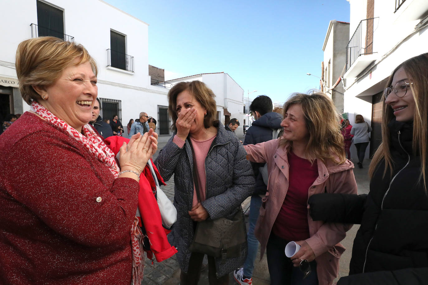 Los agraciados de Fuente del Maestre celebran el premio