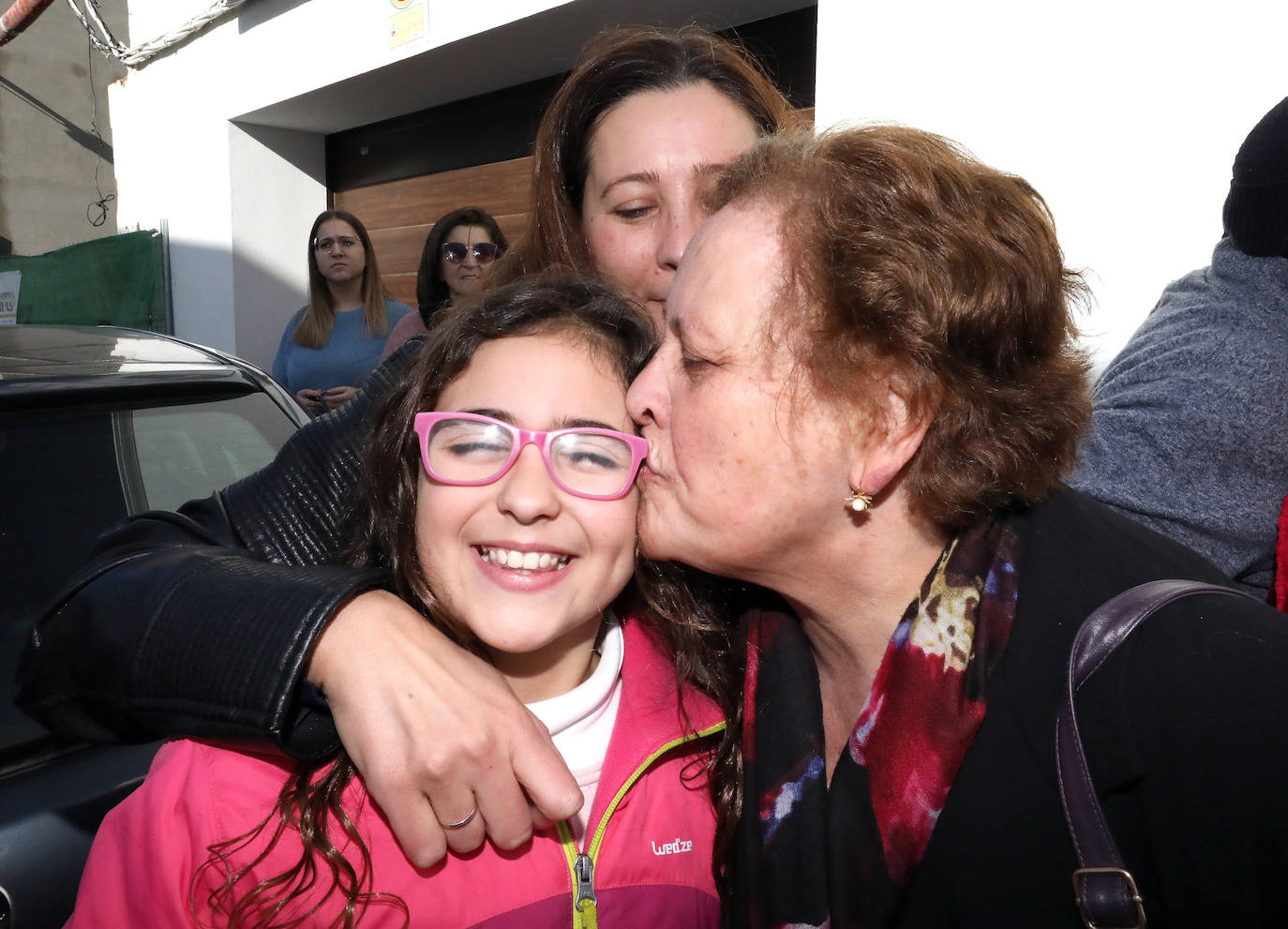 Los agraciados de Fuente del Maestre celebran el premio