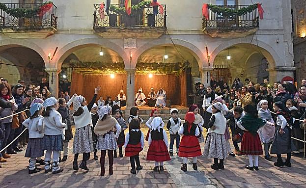 Representación navideñaen Coria. Este año se ha suspendido por el tiempo.