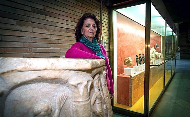 La doctora Pilar Caldera, conservadora del Museo Nacional de Arte Romano de Mérida.