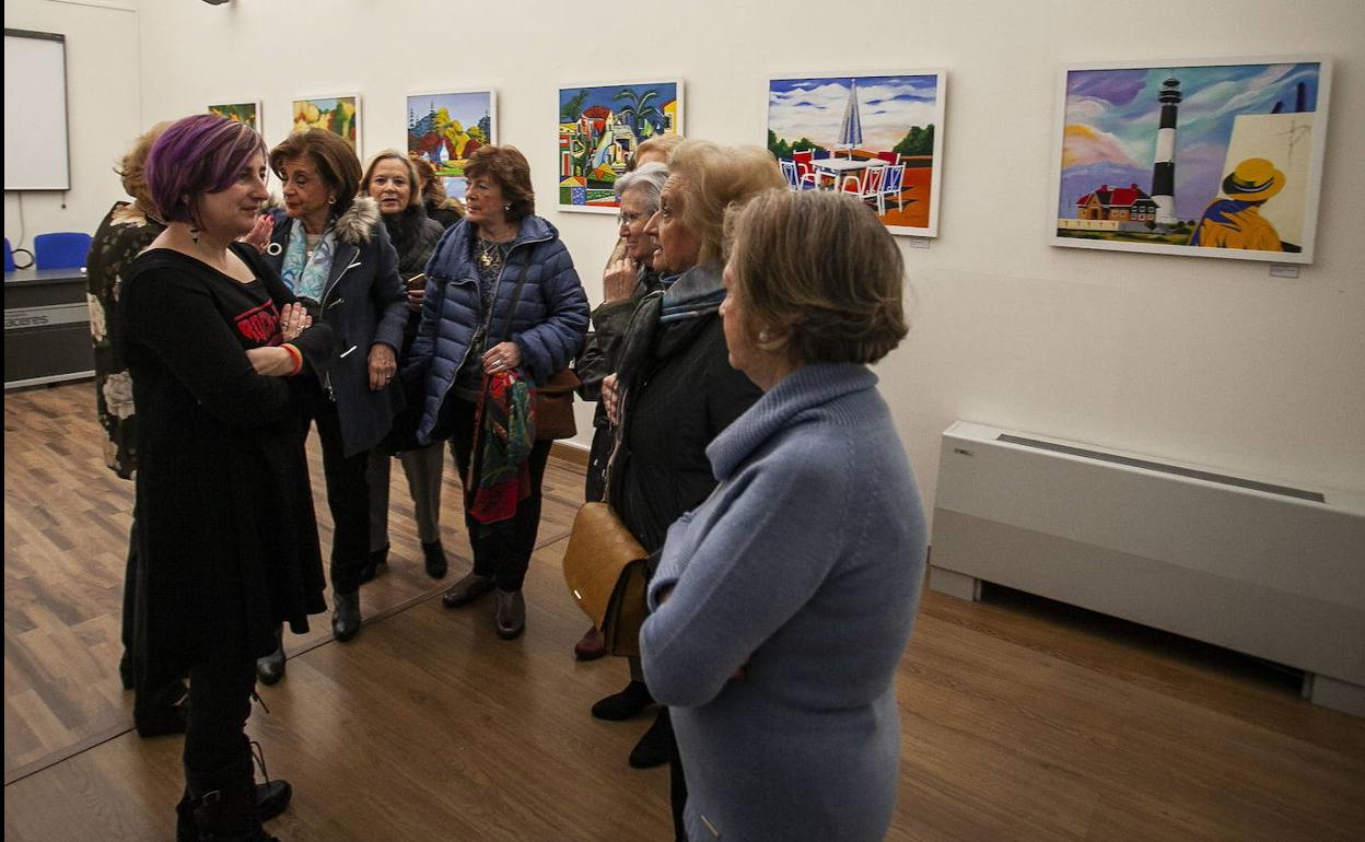 Exposición colectiva de pintura en el Palacio de la Isla de Cáceres