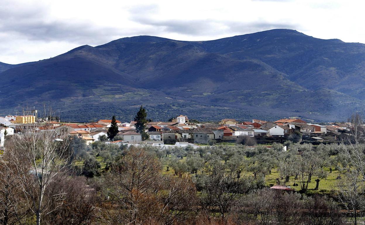 Abadía, uno de los pueblos de la comarca del Valle del Ambroz:: 