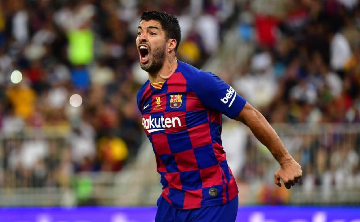 Luis Suárez, delantero del Barcelona 