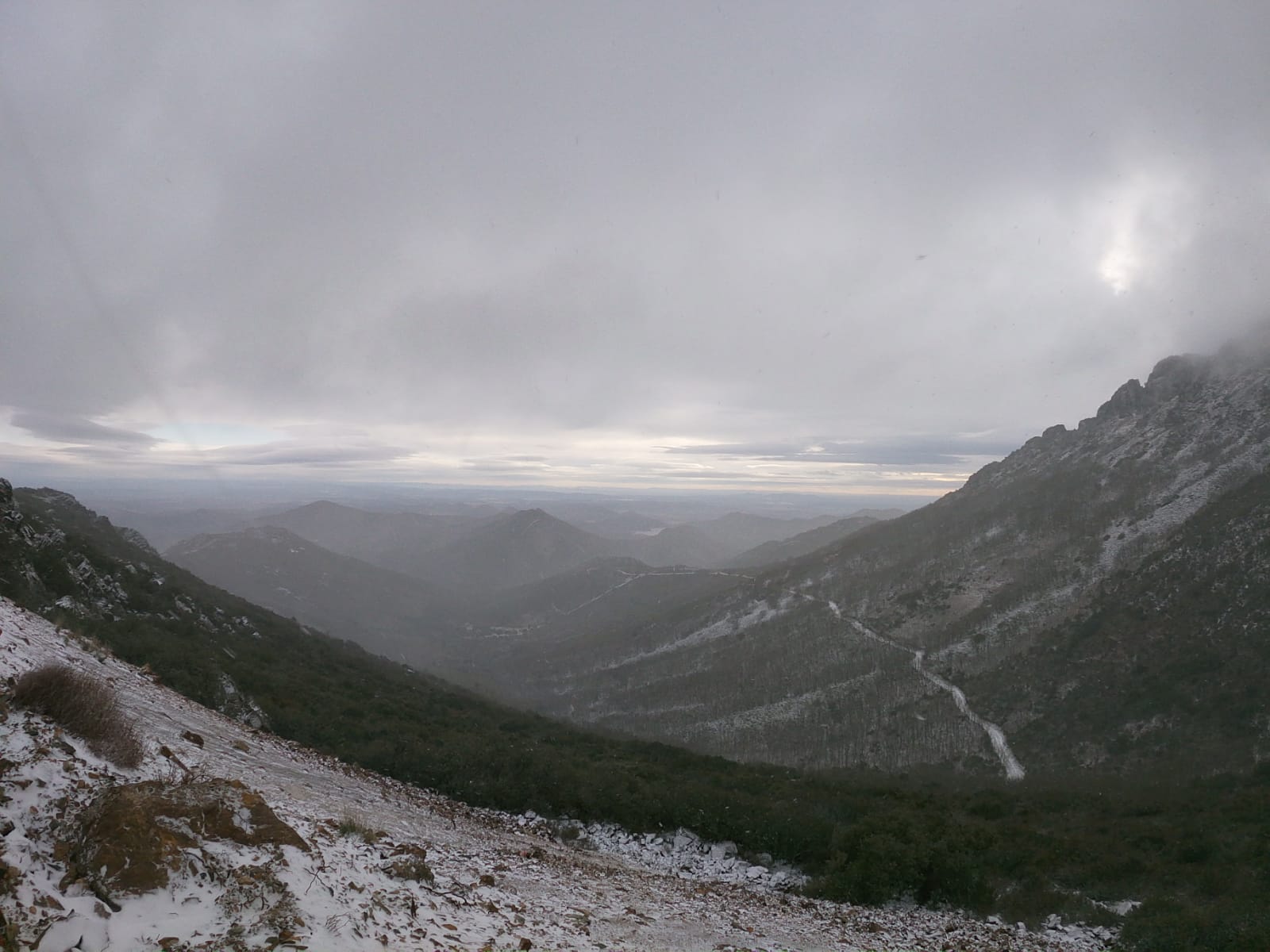 La borrasca Gloria ha dejado bonitas estampas en Las Villuercas