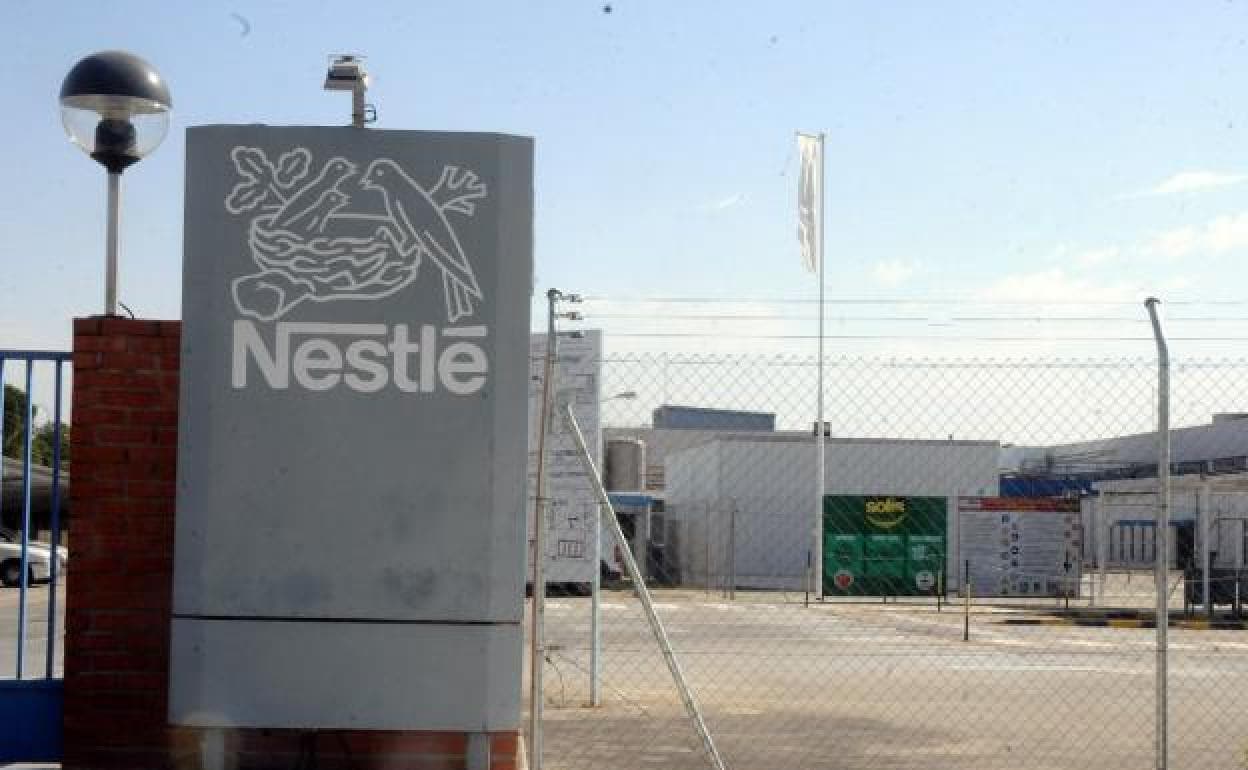 Instalaciones de Nestlé en la localidad extremeña de Miajadas. 