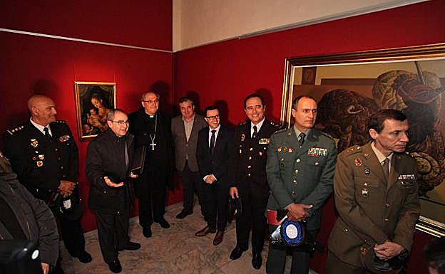 El arzobispo Celso Morga interniene en la apertura de la sala doce del Museo de la Catedral:: HOY