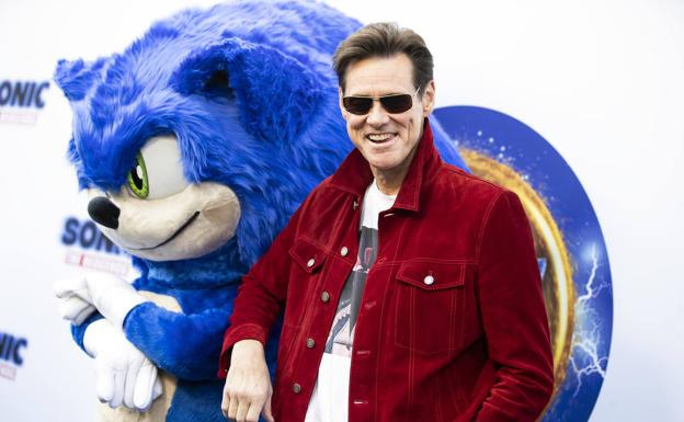 Jim CArrey da vida al villano Robotnik en 'Sonic The Hedgehog'.