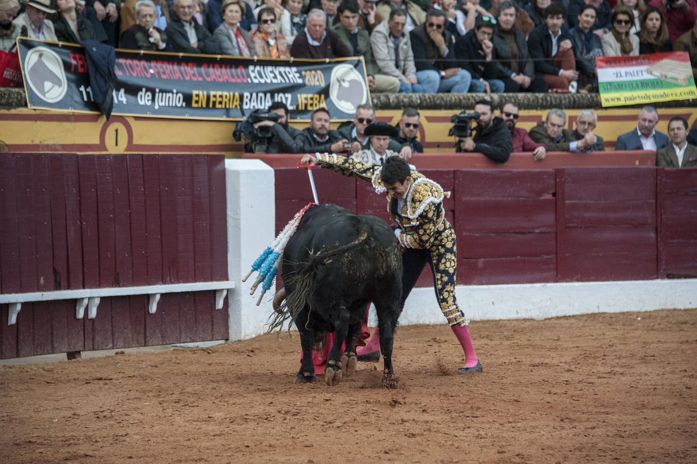 Fotos: Morante, Manzanares y Aguado, en el cuarto festejo de la feria de Olivenza