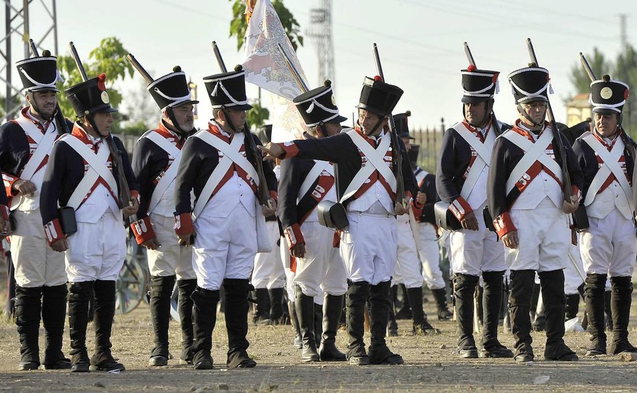 En Badajoz estaba prevista la llegada de 200 recreadores para celebrar la recreación de sitios de la Guerra de Independencia.