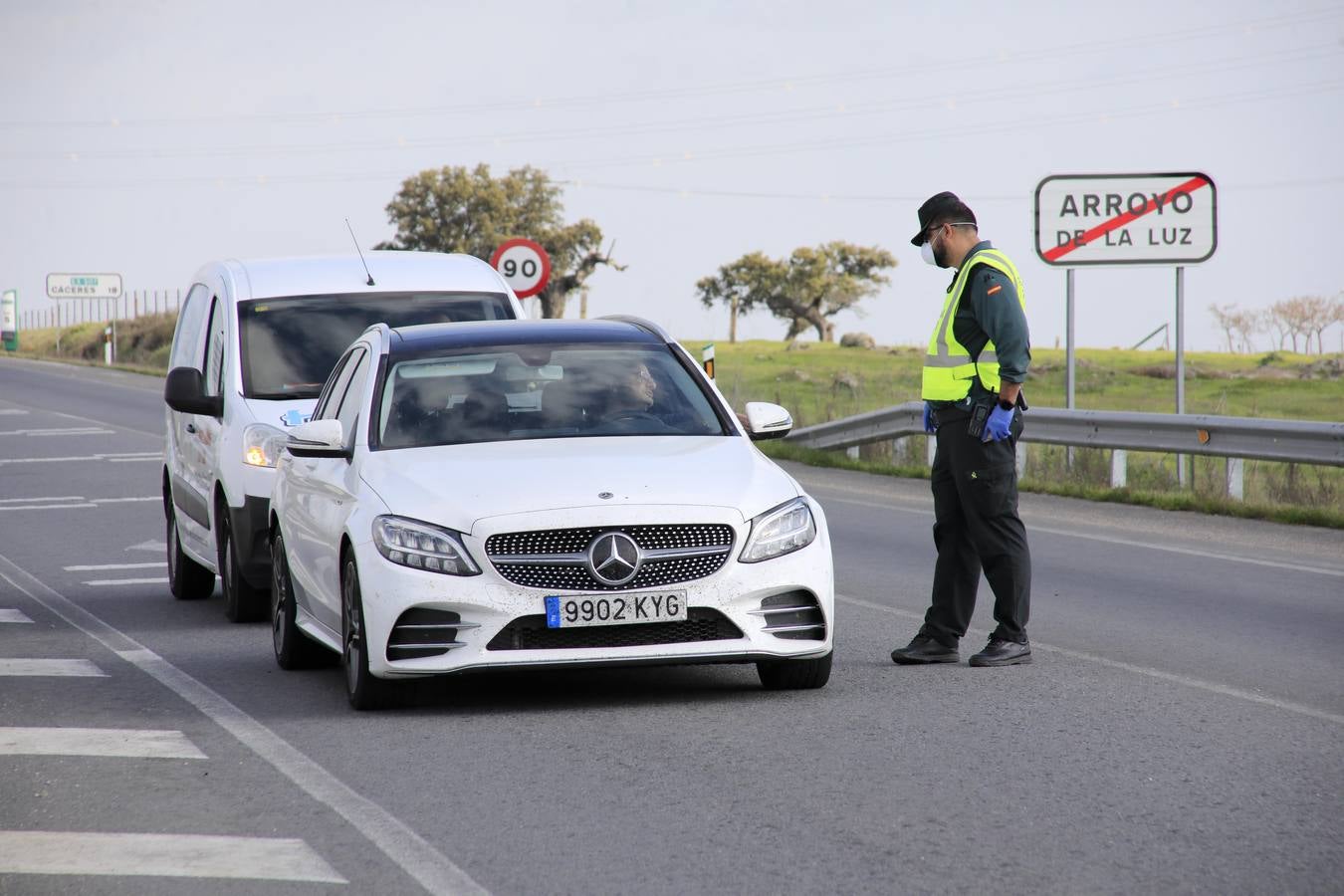 Restricciones de acceso a la localidad cacereña de Arroyo de la Luz