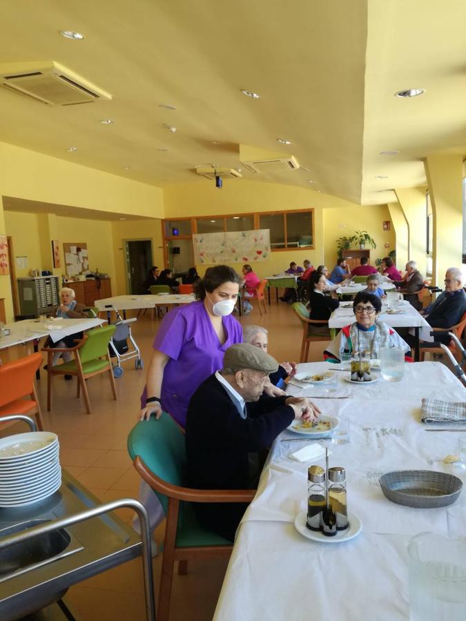 Fotos: Encierro en una residencia en Losar de la Vera