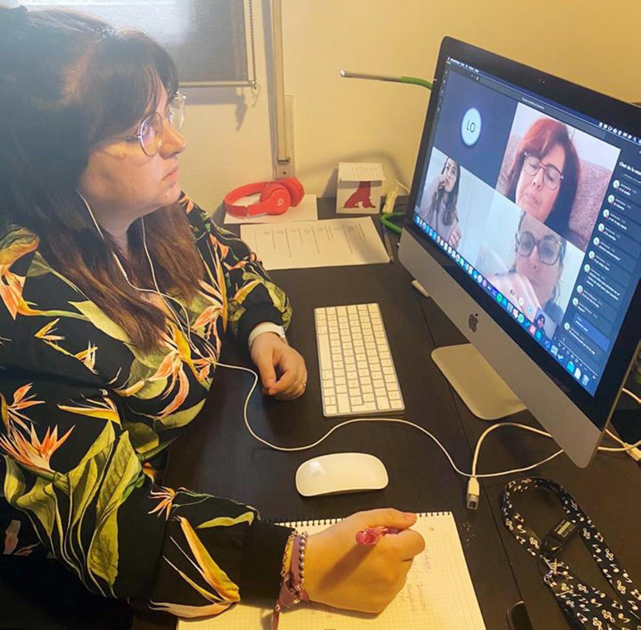 Los profesionales de Plena Inclusión realizan estos días teletrabajo. 