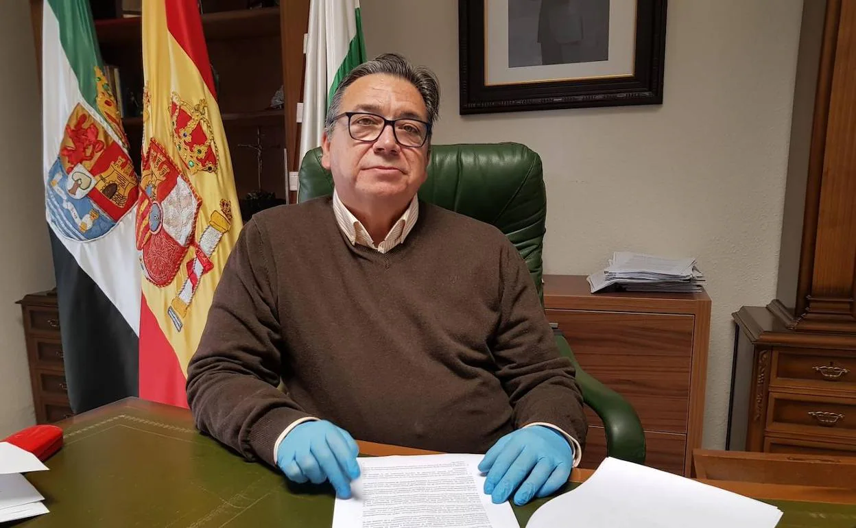 José María Ramírez, alcalde de Almendralejo. G.C.