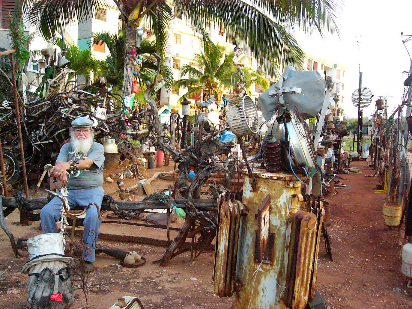 En 'El jardín de los afectos', en Alamar.