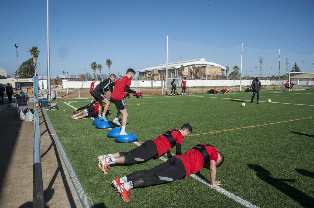 Los jugadores del Badajoz volverán a compartir sesiones de trabajo en grupos de 10. 