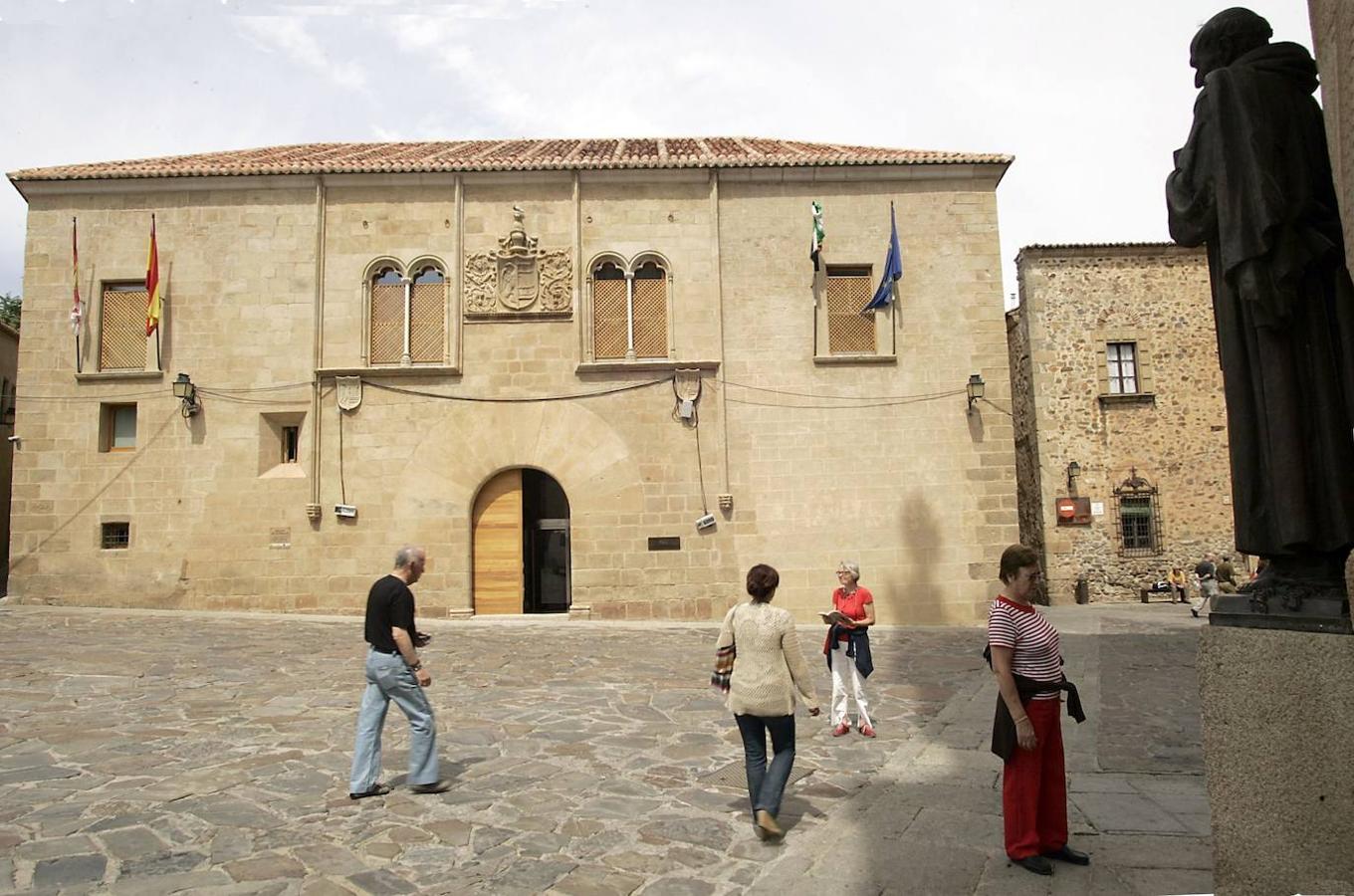 Imagen actual del Palacio de Mayoralgo, que fue reconstruido en 1942.