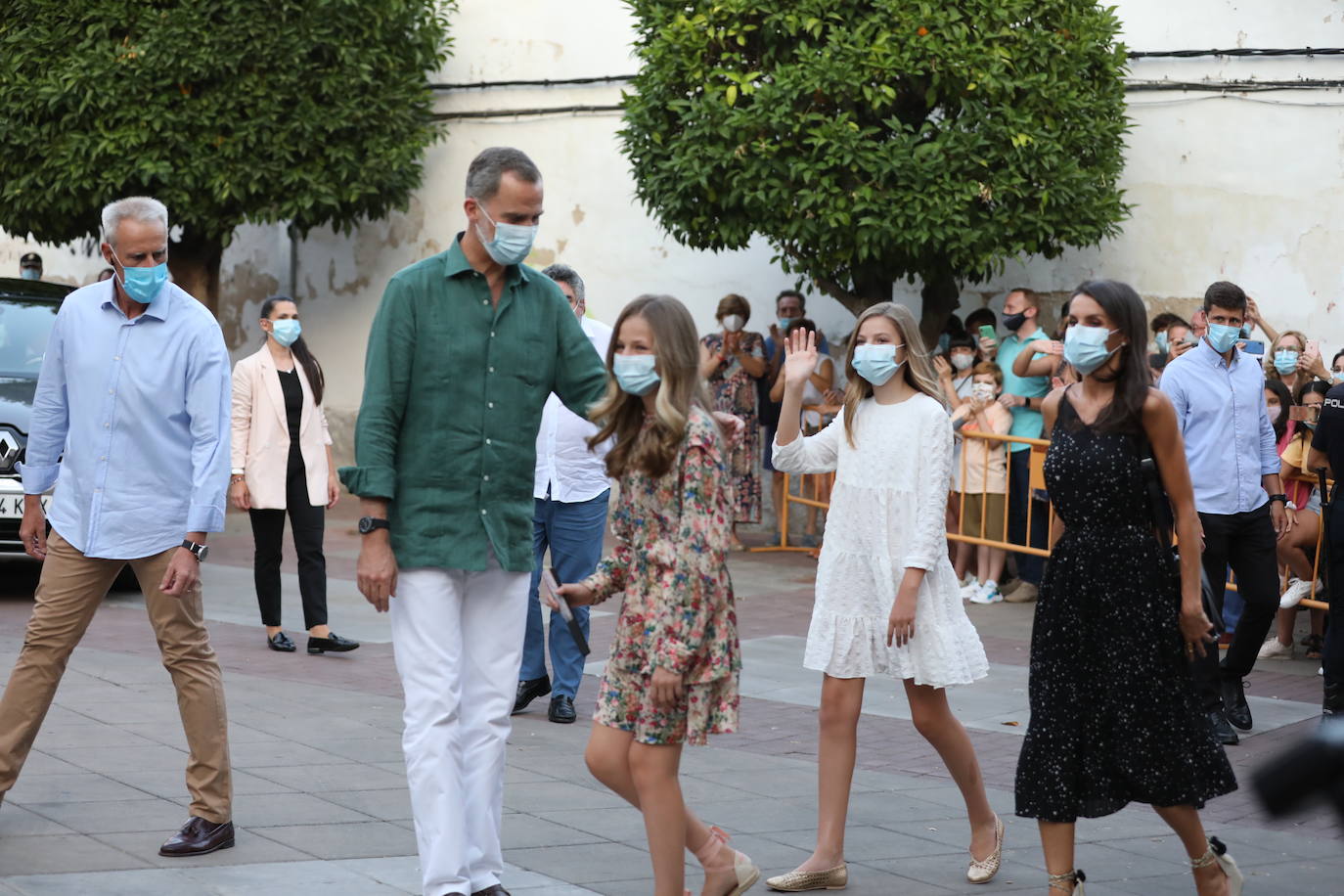 Fotos: Los Reyes y sus hijas ya están en Mérida para asistir al Festival de Teatro