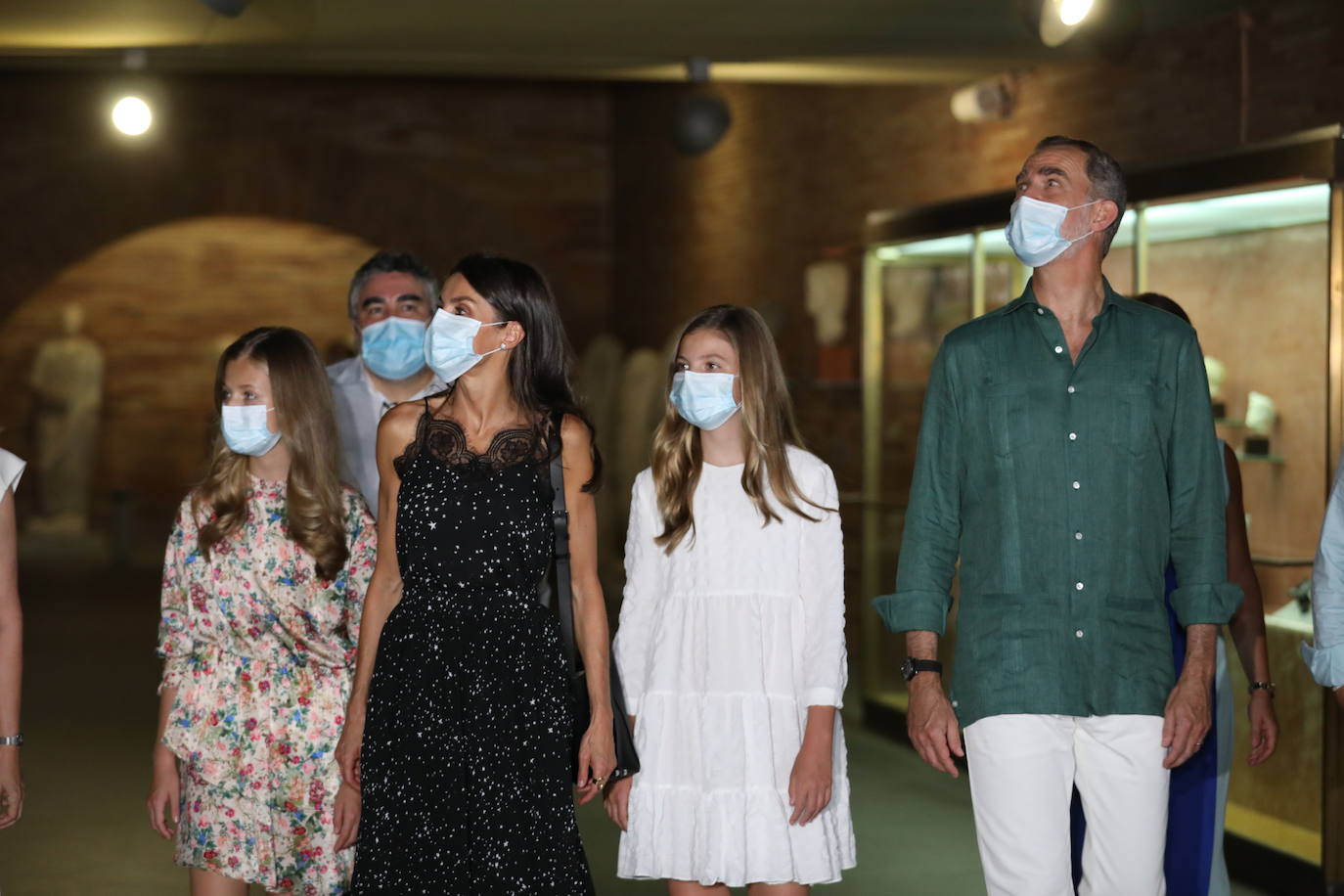 Fotos: Los Reyes y sus hijas ya están en Mérida para asistir al Festival de Teatro