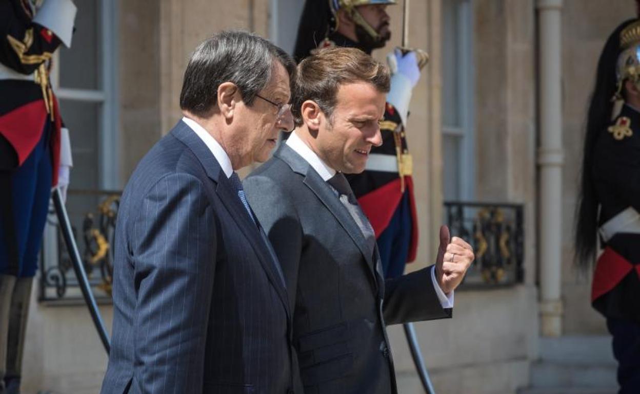 El presidente francés Enmanuel Macron