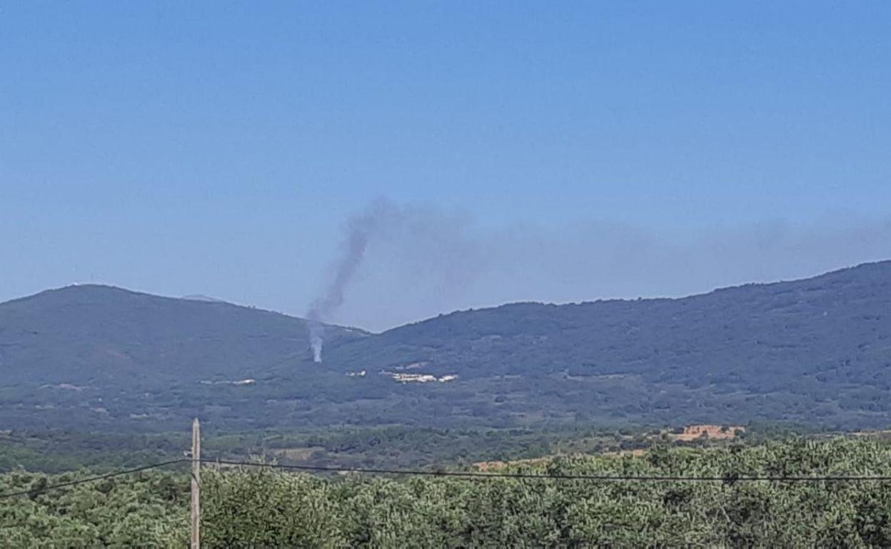 Imagen del lugar del incendio.